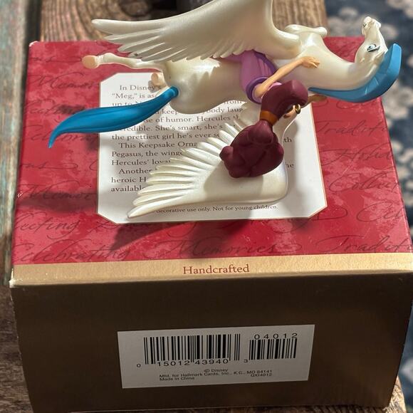 Disney Hallmark 1997 Keepsake Hercules Megara Meg and Pegasus Christmas Ornament - Picture 10 of 10